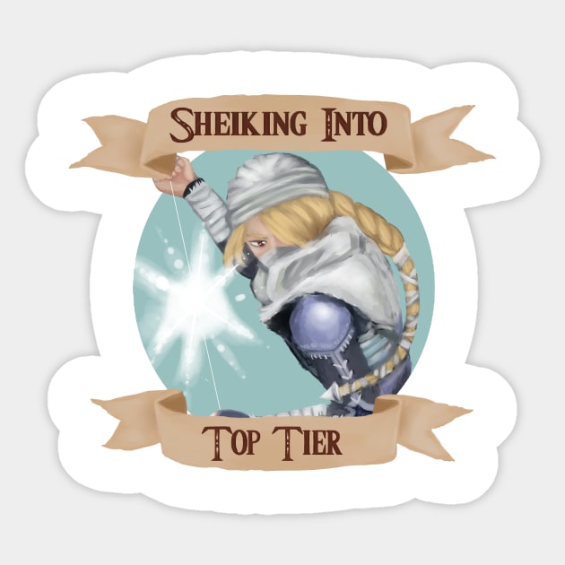 Top Tier Sheik Sticker by Nikki_Bikki64